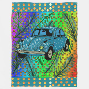 Polar Coche Boho, Manta de felpa de humor de verano
