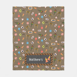 Polar Construcción y Rótulos de carreteras Brown. Manta 