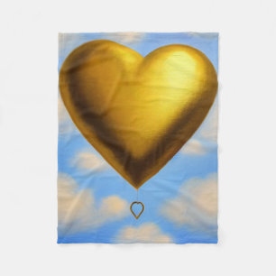 Polar Corazón de oro en la manta del cielo