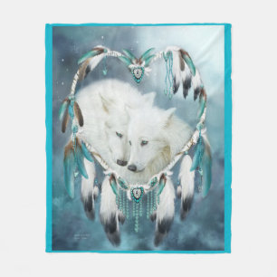 Polar Corazón de una manta del paño grueso y suave del