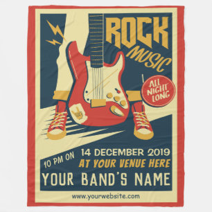 Polar Crea tu propia manta de pulga de música Retro Roc