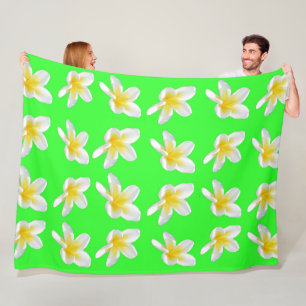 Polar Delicia de frangipani verde, manta grande de borre