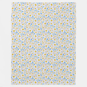 Polar Ditzy Daisies en la manta de la fleche azul Person