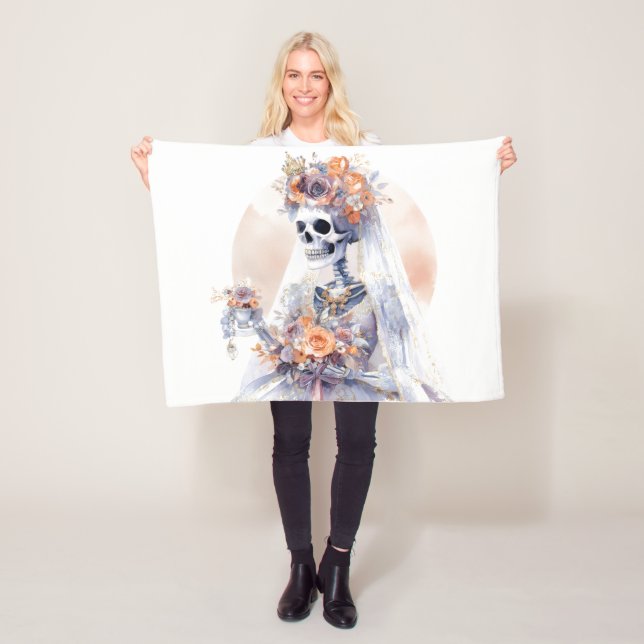 Polar Espeluznante manta de esqueleto de Halloween (In situ)