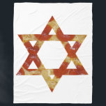 Polar estrella de pizza de manta david<br><div class="desc">"estrella de pizza de david ", interfaith , "inter faith""star de david""happy hanukkah""chanukah jewish"Hanukkah,  channukah,  chanukah,  chanukkah,  hannuka</div>