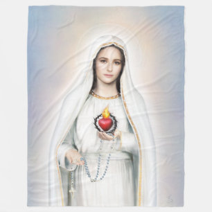 Polar Fátima, manta inmaculada del paño grueso y suave