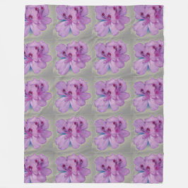 Polar Flor púrpura en la manta del paño grueso y suave