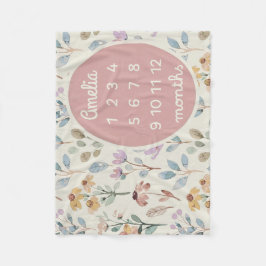 Polar Floral de Chica de manta de hito para bebés person