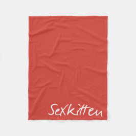 Polar Gatito del sexo - respire en manta del paño grueso