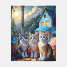 Gatitos de felpa para abrazar Abraza con manta