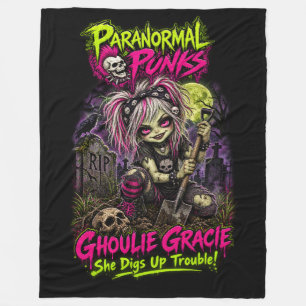 Polar Ghoulie Gracie - Manta de felpa de Punks Paranorma