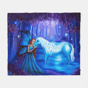 Polar Hada del arte de la fantasía y manta del paño