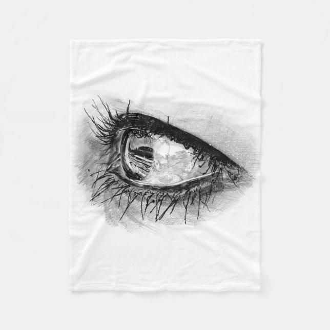 Polar Hermoso ojo de mujer en manta (Anverso)