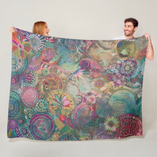 Polar Hippie retro: manta de fantasía