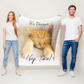 Polar Hora de la Siesta Manta Suave Personalizada con Fo