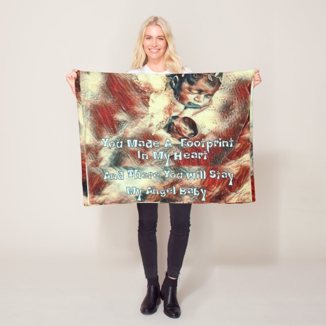 Polar Huellas en mi manta del paño grueso y suave del (In situ)