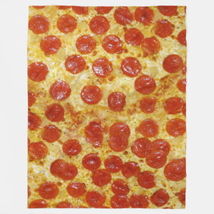 Polar Impresión de la pizza en la manta del paño grues