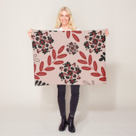 Polar Jardín de Rosa de Medianoche - Minimalista manta f