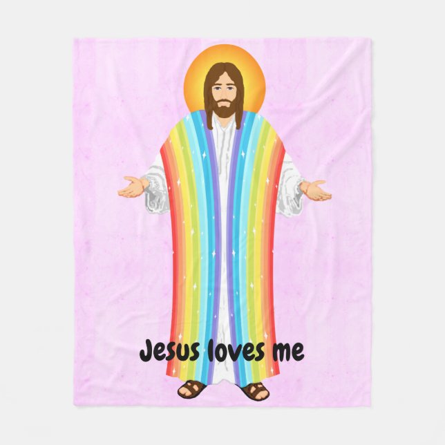 Polar Jesús me ama la manta de pulpa (Anverso)