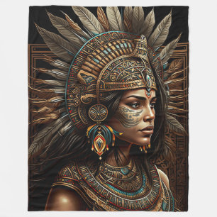 Polar La colorida manta de la princesa guerrera azteca