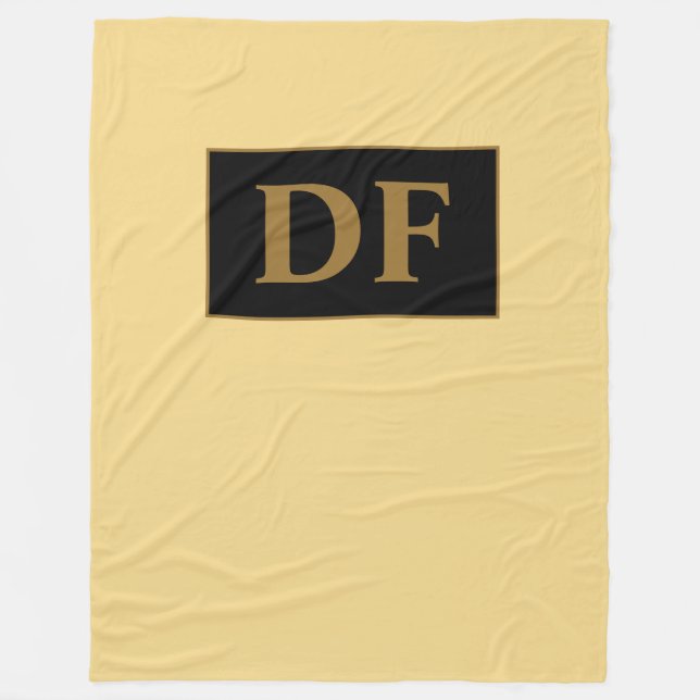 Polar La manta de la fleche monogramada de Champagne (Anverso)