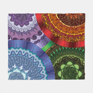 Polar La manta de la flota de los elementos Mandalas