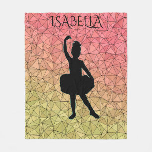 Polar La manta de lana Ballerina personalizada con su no