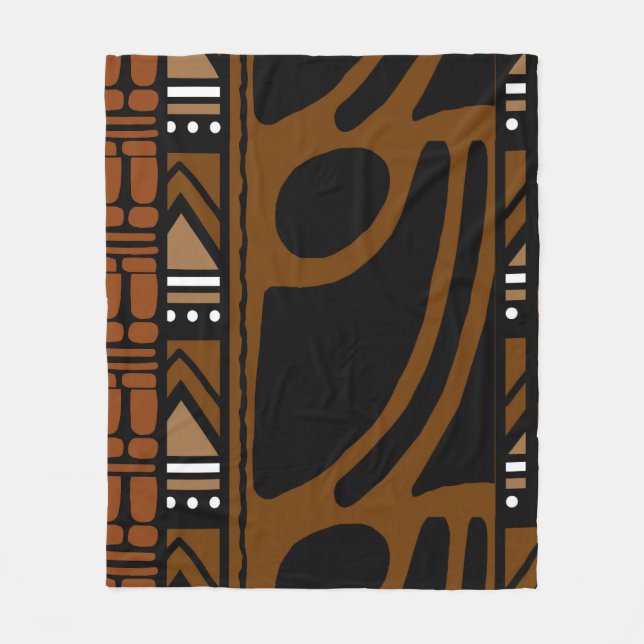 Polar La manta decorativa de Bogolán africano (Anverso)