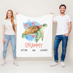Polar La manta personalizada de tortuga Grammy de los ni