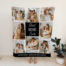 La mejor manta de felpa personalizada MIMI de todo