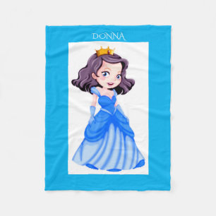 Polar La princesa manta de lana. Nombre personalizado.
