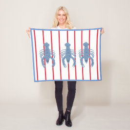 Polar Lobster azul Jars Jar bebé manta pequeña