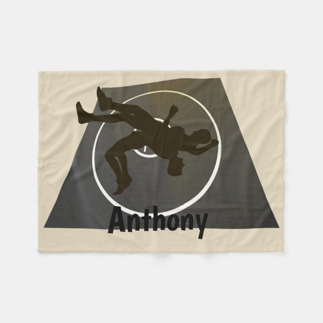 Polar Lucha personalizada en la manta del paño grueso y (Frente (Horizontal))