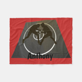 Polar Lucha personalizada en la manta del paño grueso y