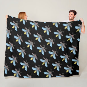 Polar Luciérnaga (negra) - Manta de fleece