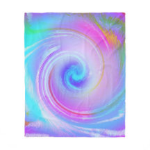 Manta abstracta de remolino pastel