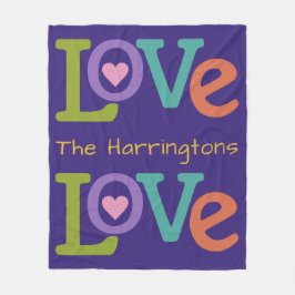 Polar Manta colorida del paño grueso y suave del amor