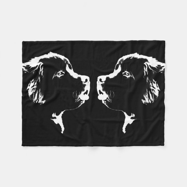 Polar Manta combinada del perrito de Terranova Terranova (Frente (Horizontal))