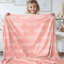 Manta con Nombre Personalizado Regalo para Bebé Ni