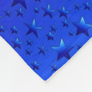 Polar Manta con patrón de noche estrellada azul