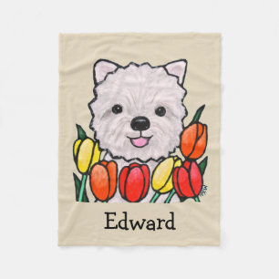 Polar Manta conocida de encargo de Westie del perro de