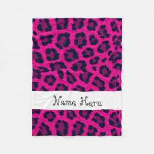 Polar Manta conocida de encargo del estampado leopardo