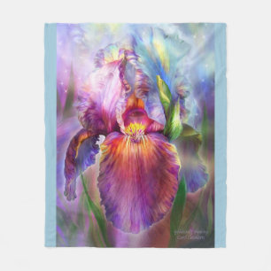 Polar Manta curativa del arte de la diosa del iris
