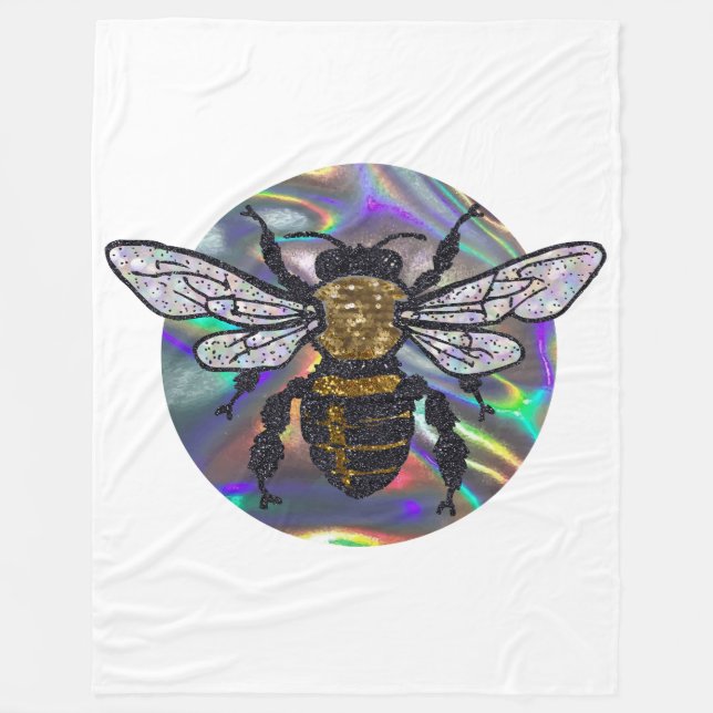 Polar manta de abeja con joyas (Anverso)