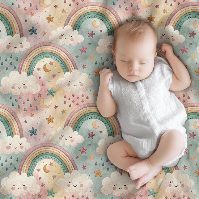 Polar Manta de abrazo de arcoíris para el confort del be (Rainbow Snuggle Blanket Gift for Baby’s Comfort)