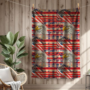 Polar Manta de águila y bandera para la Independencia