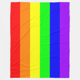 Polar Manta de Arcoíris de Orgullo Gay (Colores Puros)