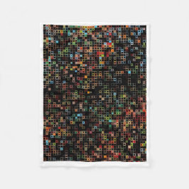 Polar Manta de arte pixelado en mosaico colorido ADOM