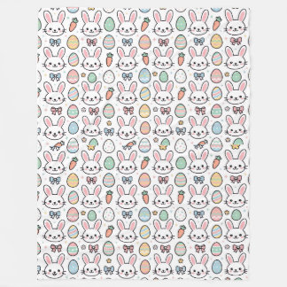 Polar Manta de bebé del conejo de Pascua adorable