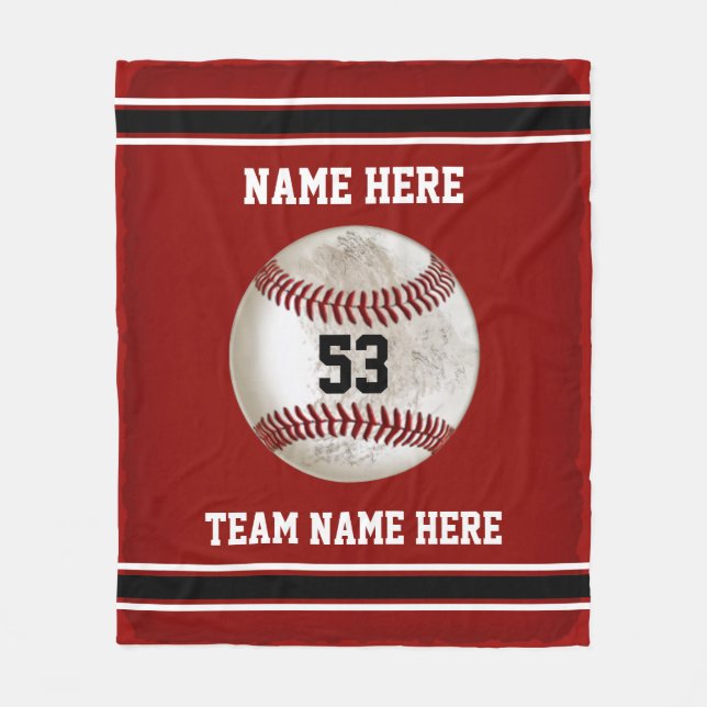 Polar Manta de béisbol personalizada con mirada sucia (Anverso)